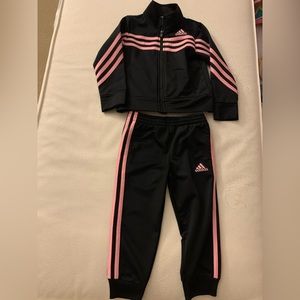 COPY - Adidas toddler track suit. Worn once. No stain, in good condition.